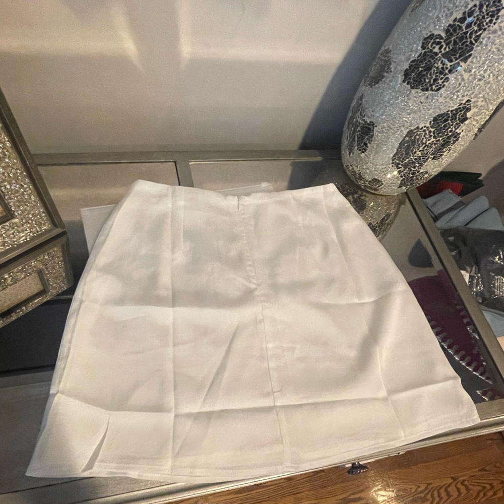 Sabo Skirt White Mini Skirt